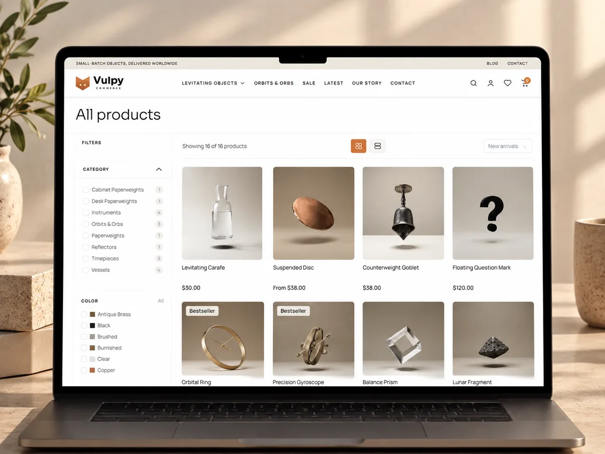 Fast Next.js storefront with technical SEO